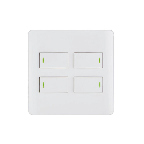 Luxury Series: 4X2 4 Lever Wall Switch