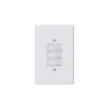 Classic Steel Series: 3 Lever Wall Switch White Steel