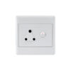 Saver Series: 4X4 Single wall switched socket 1X16A